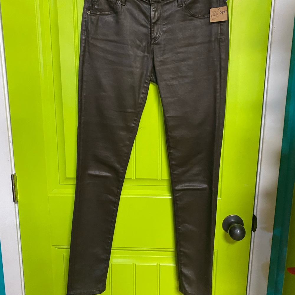 AG Adriano Goldschmied Dark Brown Skinny Jeans